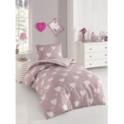 Lessentiel Maison Posteljina, 140x200cm, Herz Dusty Rose