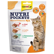 GimCat Nutri Pockets Maláta & Vitamin Mix 150 g