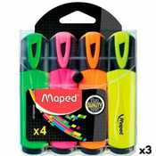 Set Fluorescentnih Markera Maped Fluor Quality Neon Pisana (3 kom.)