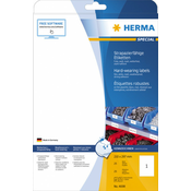 Herma etikete nepoderive 210X297 A4/1 1/25 bela ( 02H4698 )