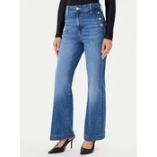 Guess Jeans hlače W5GA0P D5Q01 Modra Wide Leg