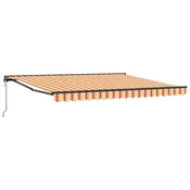 Vidaxl Okvir tende večbarvno 400 x 300 cm Poliester s PU premazom