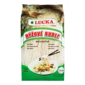 Lucka testenine riževi rezanci 1 mm brez glutena 240 g LUCKA
