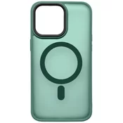 mobilNET plastičen ovitek za iPhone 15 zelen (Magsafe)