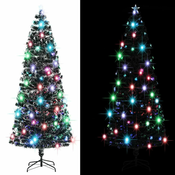 Osvijetljeno božicno drvce sa stalkom i LED 240 cm opticka vlakna