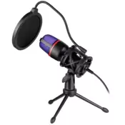 Defender Gaming stream mikrofon Defender Forte GMC 300, 3.5mm, 1.5m, Crni