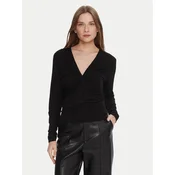 LOLA CASADEMUNT Bluza MF2515029 Črna Slim Fit