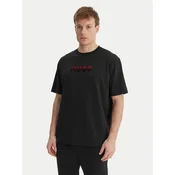 HUGO Majica Gradient 50556667 Črna Regular Fit