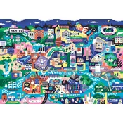 Pieces & Peace - Puzzle Nantes, Francija - 1 000 kosov