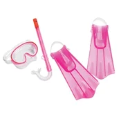 Speedo AQUA QUEST MASK SNORKEL FIN SET JU, set za potapljanje, roza 87530335