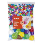 APLI Apli Pom pom različne barve 500 kos, (20455706)