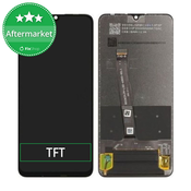 Huawei P30 Lite, P30 Lite (2020) - LCD zaslon + steklo na dotik (Black) TFT