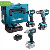 MAKITA DLX2127TJ Set orodja - LXT-DDF482,DTD152,DC18RC,BL1850Bx2,Makpac