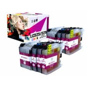 Inkdigo tusz LC525/529 kompatybilny z Brother DCP-J100 MFC-J200 DCP-J105 Certyfikat TÜV