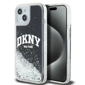 DKNY Etui DKNY Liquid Glitter Big Logo za iPhone 15 Plus/14 Plus - črno