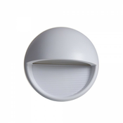 V-TAC 3W STEAIR svjetiljka, siva, okrugla, IP65 Barva svetla: Prirodna bijela