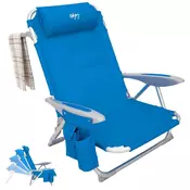 KingCamp WEJOY nastavljiv plažni stol, Blue