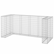 Gabionski zid za kante od pocincanog celika 254 x 100 x 110 cm