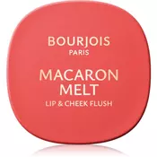 Bourjois Macaron Melt rdečilo 2 v 1 odtenek 03 Peach Tatin 5 g