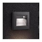 Brilagi - LED svetlo za stepenište sa senzorom STEP LIGHT LED/1,5W/230V IP44, crno