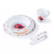 Canpol baby set za hranjenje 4/401 - bird ( 4/401_red )