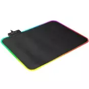 Rampage podloga za miš - MP-21 (252 x 328 mm; crna, RGB LED) 35753