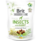 Brit Care Dog Crunchy Cracker Insect with Rabbit obogaten s komarčkom 200 g