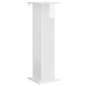 Stalak za biljke Bijela visokog sjaja 30,5 x 30 x 100,5 cm
