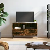 TV ormaric dimljeni hrast 80 x 36 x 50 cm konstruirano drvo