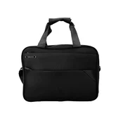 Vikend torba TRAVEL & MORE - črna, 30x24x17 cm