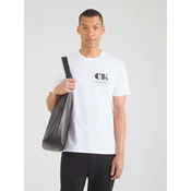 Calvin Klein Jeans Majica Logo Graphic  črna / bela
