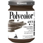 Maimeri Vynil Polycolor Akrilna barva Raw Umber 493 140 ml 1 kos