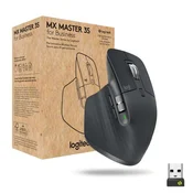 Logitech MX Master 3S za poslovne korisnike bežicni miš RF bežicni + Bluetooth, laserski, 8000 DPI, grafitni