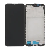 Samsung Galaxy A16 5G - LCD zaslon + steklo na dotik + okvir (Blue Black) TFT