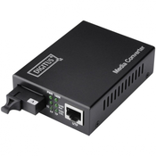 Digitus Professional LAN (10/100 MBit/s) Razširitvena naprava (podaljšek) preko optičnega kabla 20000 m Digitus dvosmerni Gigabit medijski pretvornik