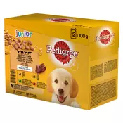 12x100 g Pedigree Junior vrečke multi pakiranje za pse