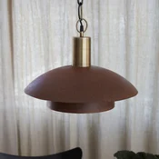 PR Home viseča luč Bolton, O 45 cm, rjaste barve, kovina - Dnevna soba/jedilnica