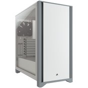 CORSAIR 4000D Tempered Glass Mid-Tower ATX Case — White - CC-9011199-WW