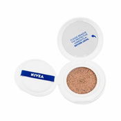 Nivea Cellular Expert Finish 3in1 Care Cushion SPF15 negovalen puder z gobico 3v1 15 g Odtenek 02 medium