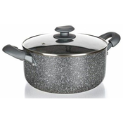 Banquet Lonec s površino GRANITE PR 24 x 11 cm, s steklenim pokrovom, komplet 2