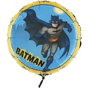 Grabo Folija balon z motivom superjunaka Batmana in rojstnega dne 45 cm
