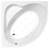POLYSAN SIRIUS luksuzna kotna hidromasažna kad 130x130cm s Hydro-Air sistemom