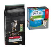2 kg gratis! 12 kg / 14 kg PURINA PRO PLAN - Medium Puppy Sensitive Digestion janjetina i riža  (10 + 2 kg)