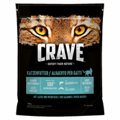 Crave Adult suha hrana za mačke s lososom i bijelom ribom - 2 x 7 kg