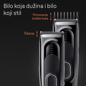 Braun HairClipper HC5310 Lasni crn odstranjevalec