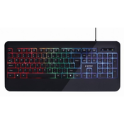 GEMBIRD Tastatura KB-UML-03 Rainbow US layout crna