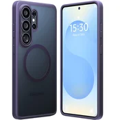 Premium maska Torras Guardian Magnetic za Samsung Galaxy S26 Ultra - dark purple