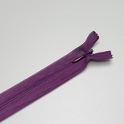 ARTFABRIC STORE Skriveni rajsferšlus, Tip 3, 60 cm, Ljubicasti