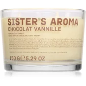 Sisters Aroma Chocolat Vannille dišeča sveča 150 g