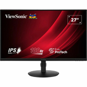 Monitor ViewSonic 27 VA2708-HDJ, SuperClear IPS, 100Hz, VGA, HDMI, DP, Pivot, Full HD VA2708-HDJ